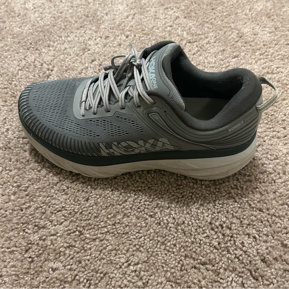 Hoka One One Bondi 7 X-Wide Gray Men’s Size 9 - Picture 9 of 16